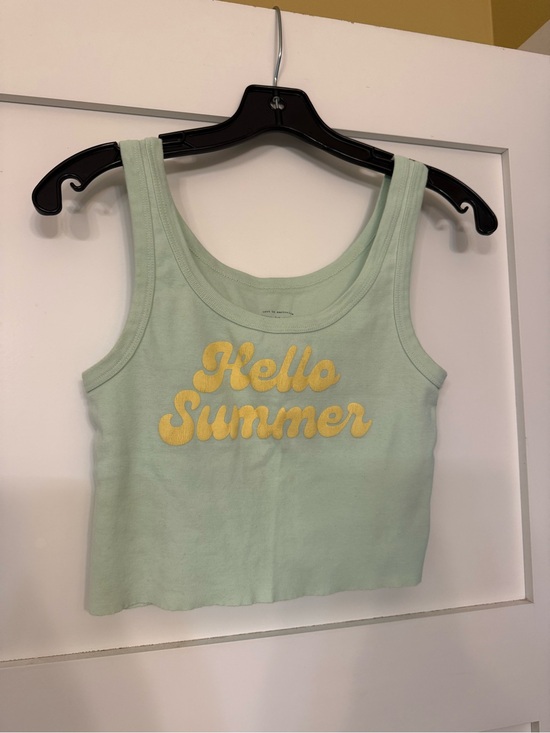 Billabong Tops - BILLABONG Mint Green 'Hello Summer' Crop Tank Size Medium